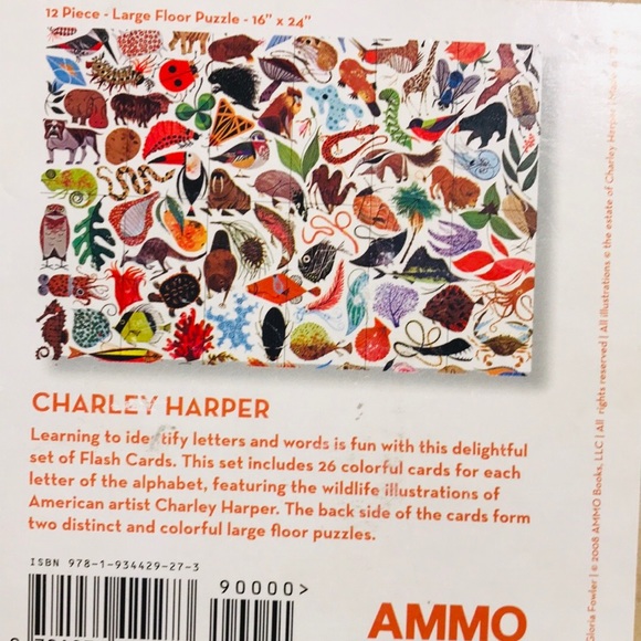 Complete Charley Harper Flash Cards &Floor Puzzles - Picture 7 of 8